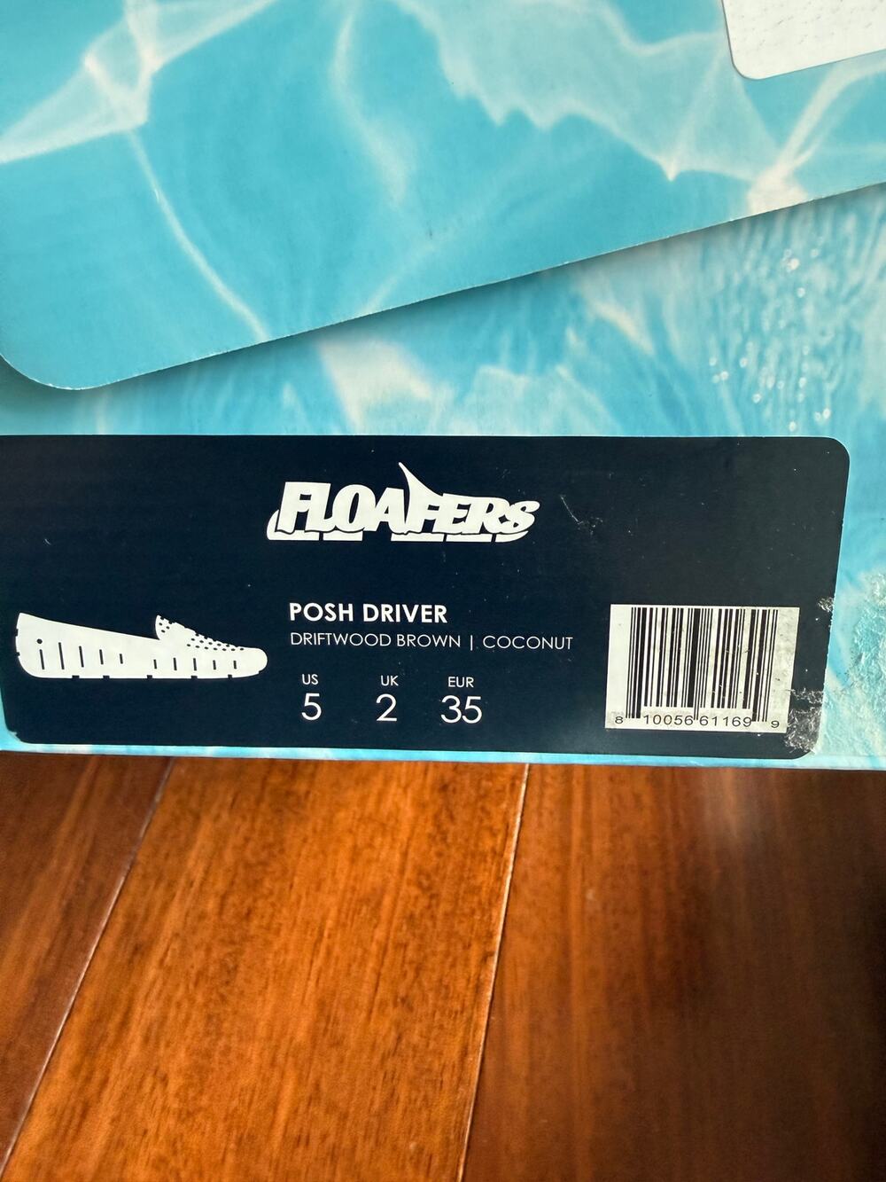 Floafers Posh Driver Driftwood Brown Waterproof Loafers Women’s Size 5 NWT